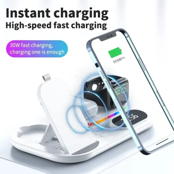 RGB Wireless Charger Stand Light