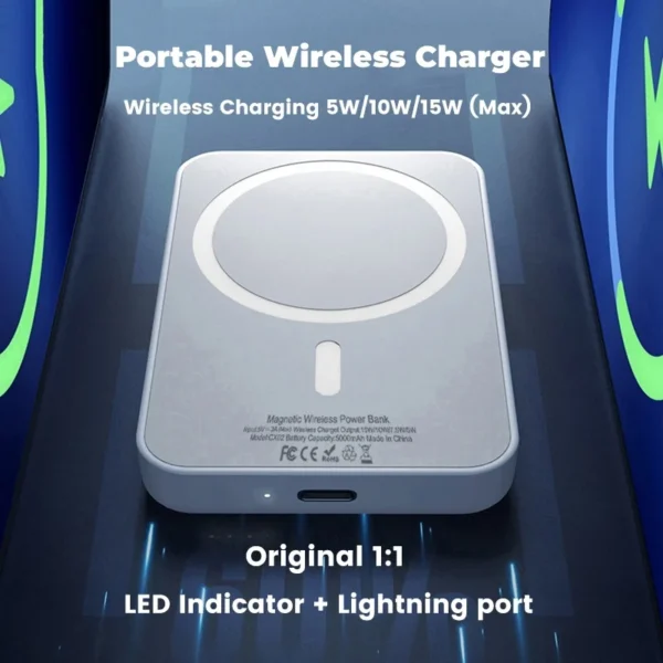 Macsafe Portable Wireless Charger  Power Bank For iPhone